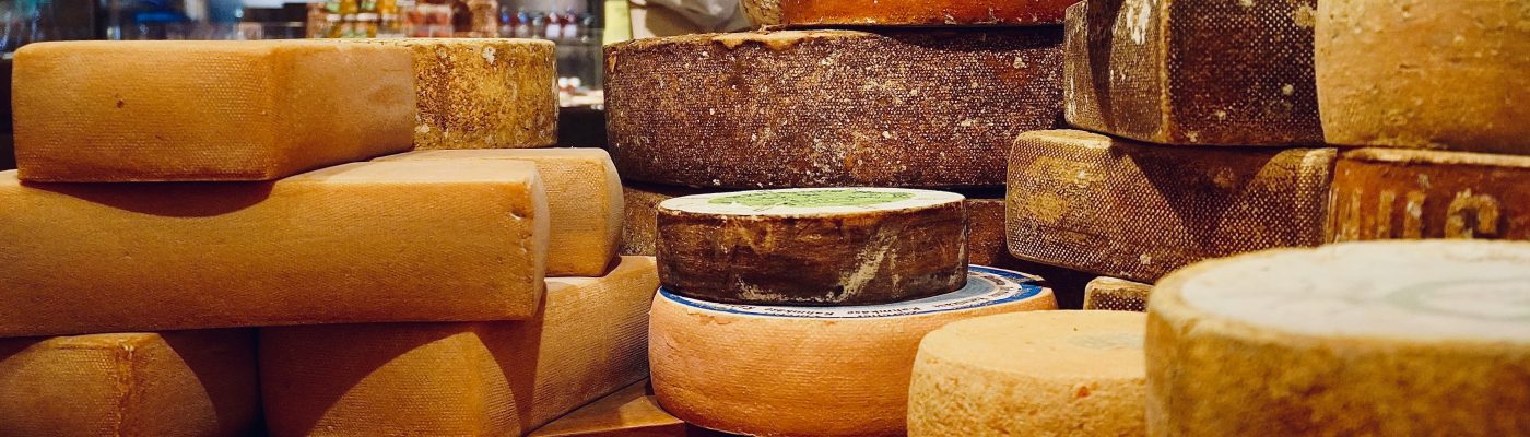 Cheeses at the deli