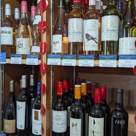 Wines at the deli
